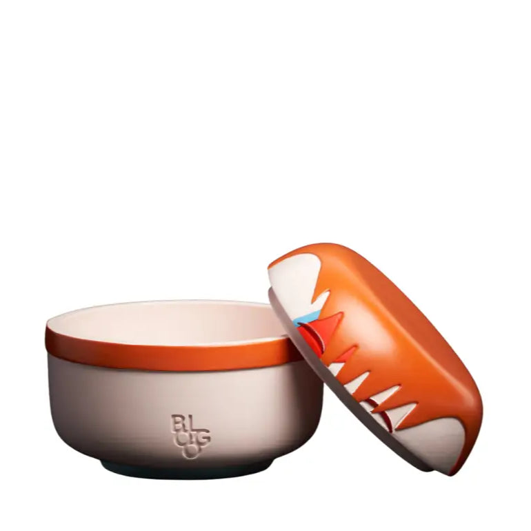 Coffret à bijoux David Bowie avec bol en céramique orange et design renard pour précieux accessoires