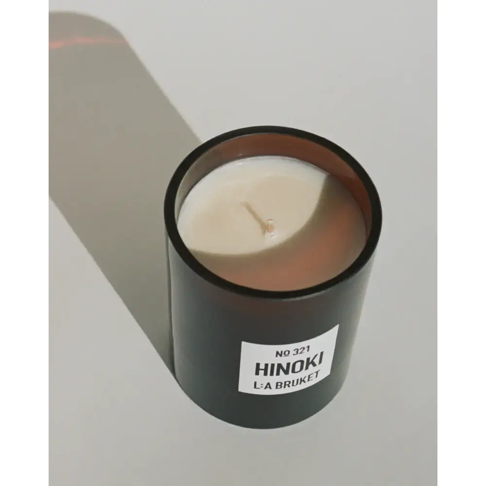 Bougie parfumée vert ambré Hinoki - 260g