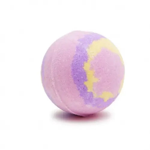 Boule de bain galaxie rose jaune violet