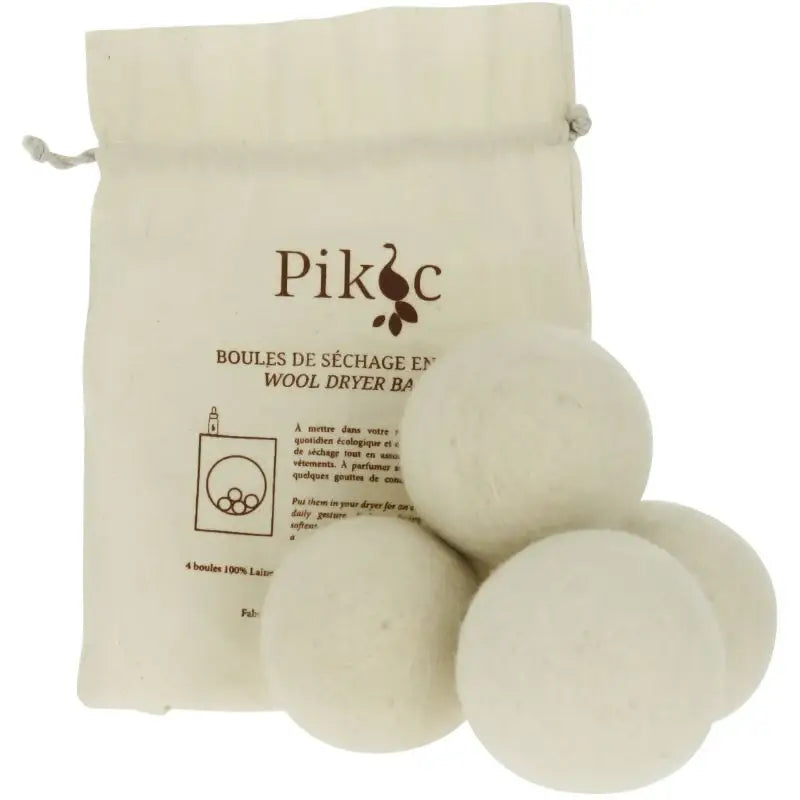 Boules de séchage 100% laine pour linge plus doux et séchage plus rapide