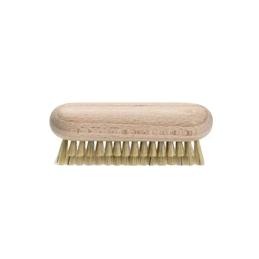 Brosse à ongles en bois de hêtre avec poils naturels pour un nettoyage précis des ongles naturelles