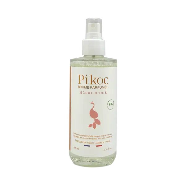 Brume De Linge Parfumée Pikoc Éclat d’Iris 200 ML, fraîcheur subtilement parfumée