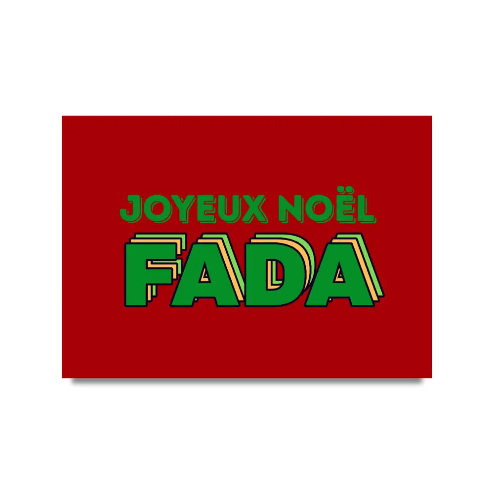 Carte Postale – Joyeux Noël FADA