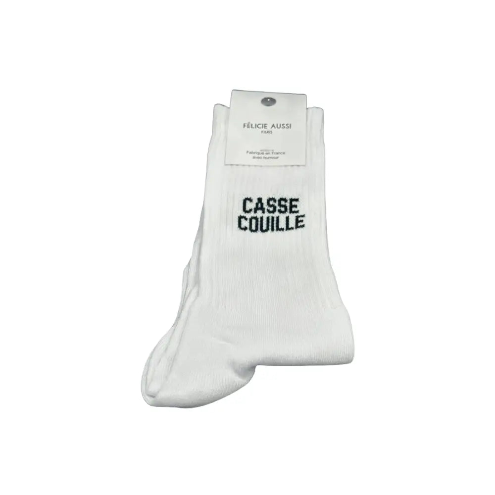 Chaussettes casse couille blanche 40-45