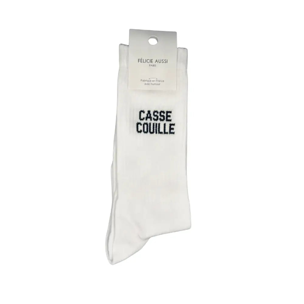 Chaussettes casse couille blanche 40-45
