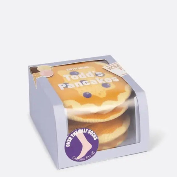 Chaussettes pancakes confort optimal, idée cadeau fun et cozy pour tous!