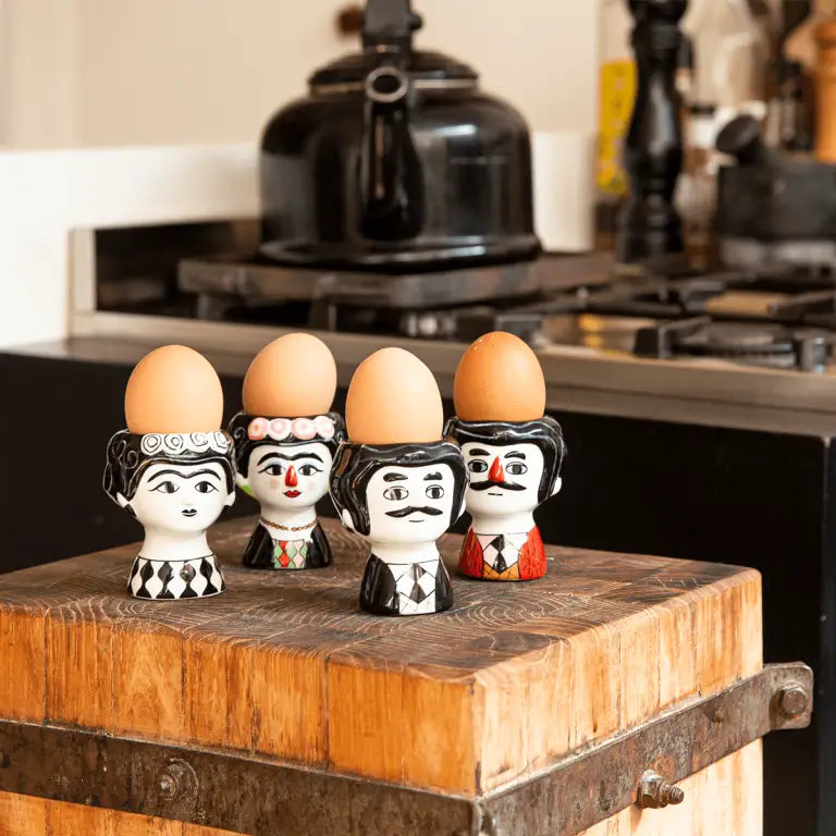 Coquetiers Marisol Et Carlos Noir Et Blanc