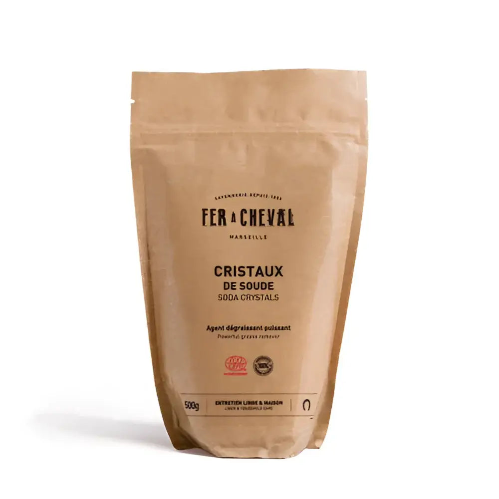 Pochette Cristaux de soude, agent détachant naturel pour linge blanc