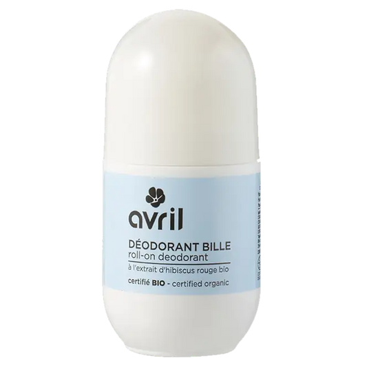 Déodorant bille bio à lhuile de coco 75 g avec étiquette bleue claire