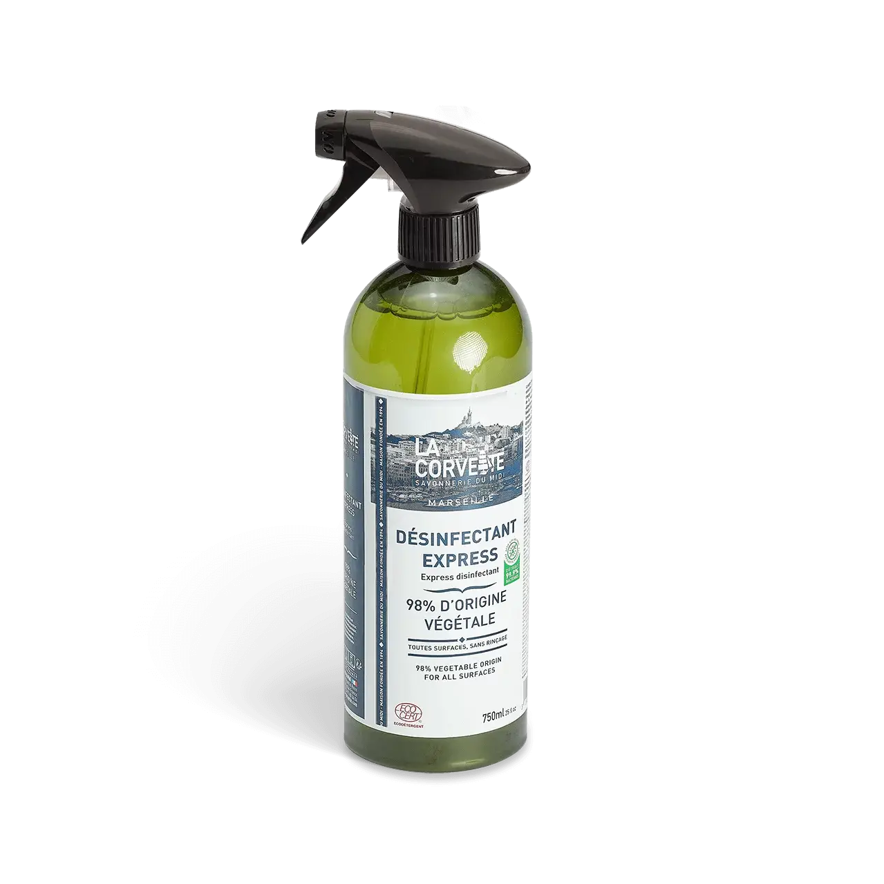 Bouteille spray verte de Désinfectant Express 750 ml