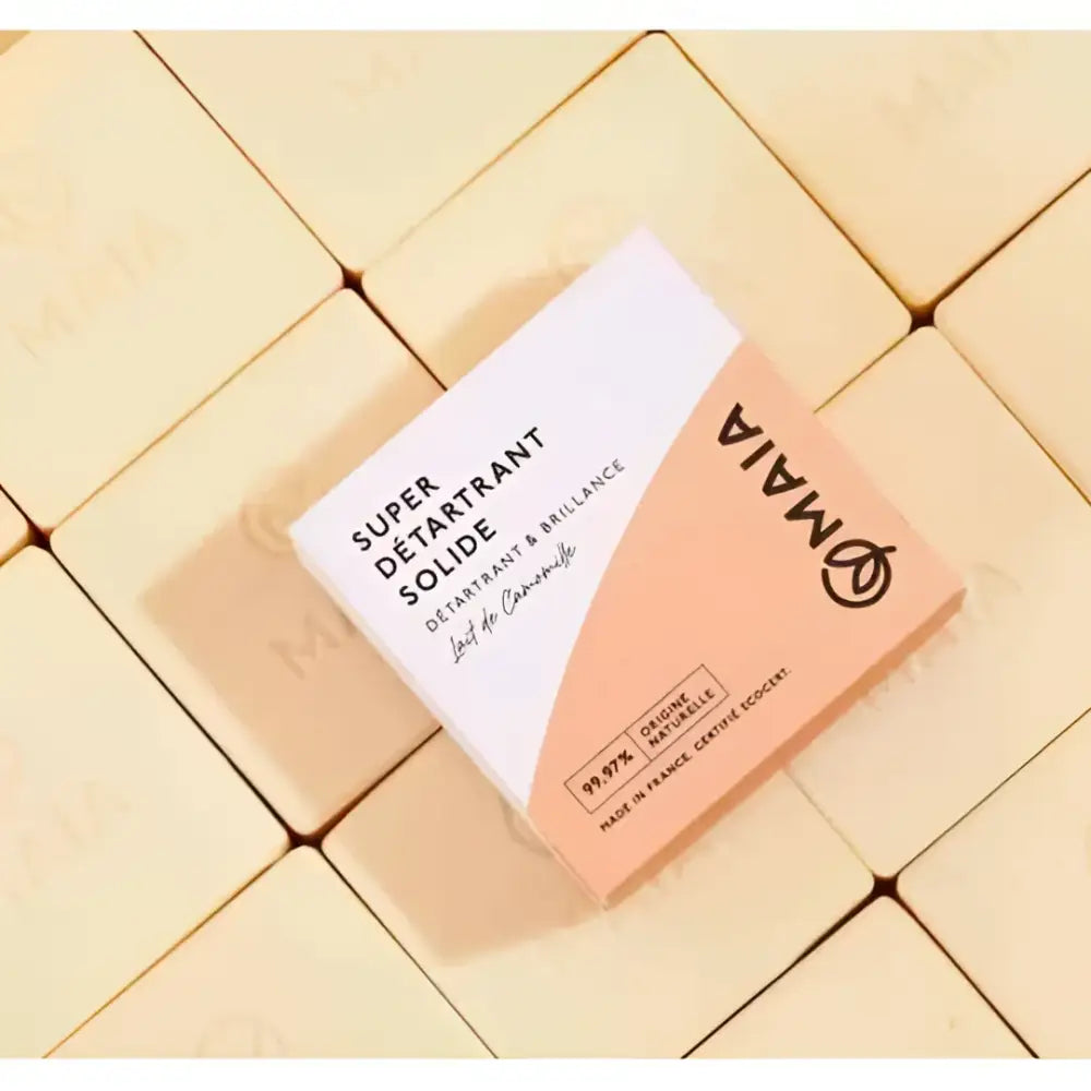 Barre de détartrant solide en format compact pour soin ménager Lait de Camomille