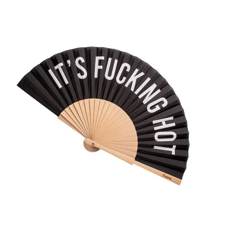 Eventail noir it’s fucking hot