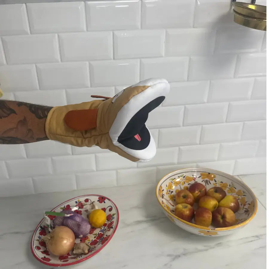 Gant de cuisine chien