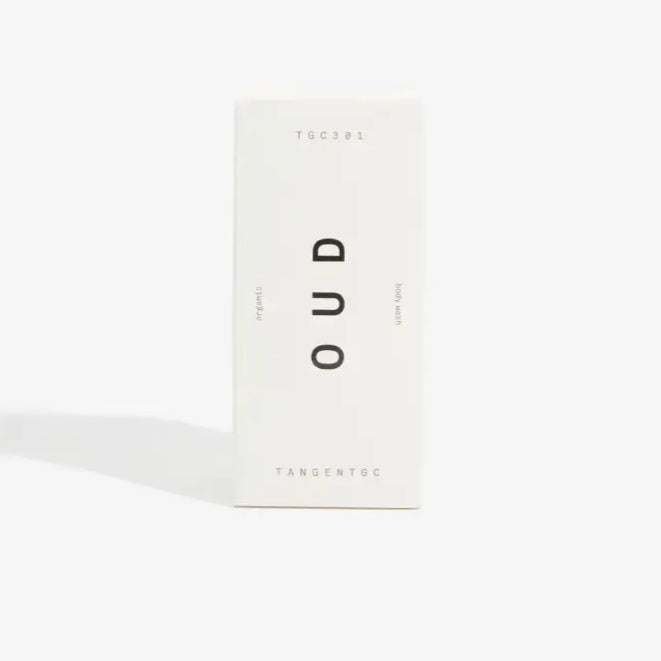 Boîte blanche d’encens Oud pour un gel douche oud parfumé et relaxant