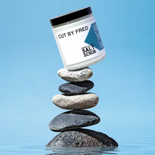 Pot de gommage lavant au sel marin pour cuir chevelu depolluant et naturel