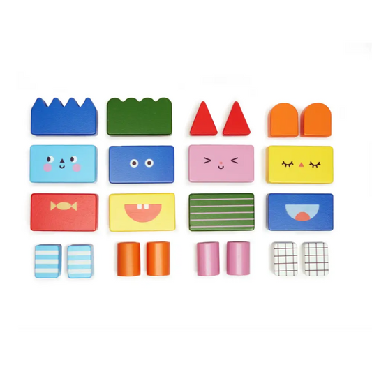 Jeu Blocs De Construction En Bois Kidoki