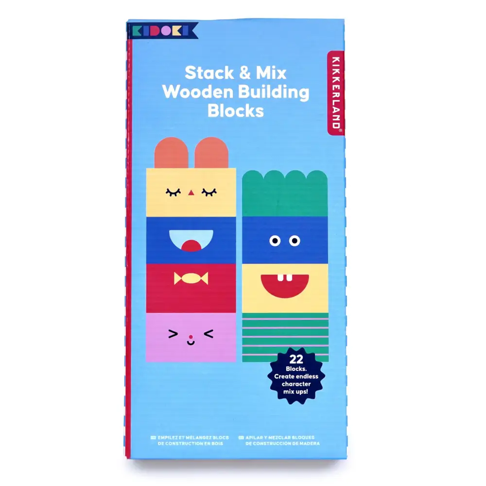 Jeu Blocs De Construction En Bois Kidoki