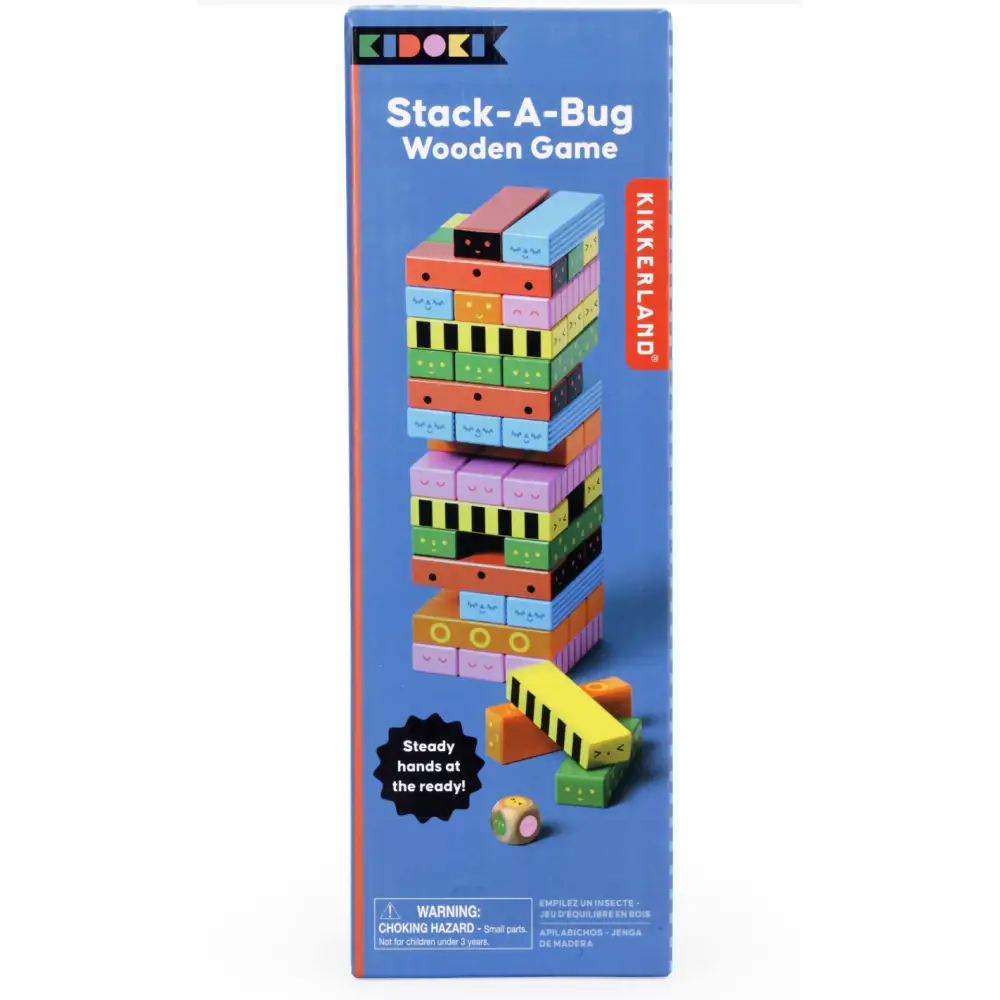 Jeu D’Équilibre En Bois Stack A Bug