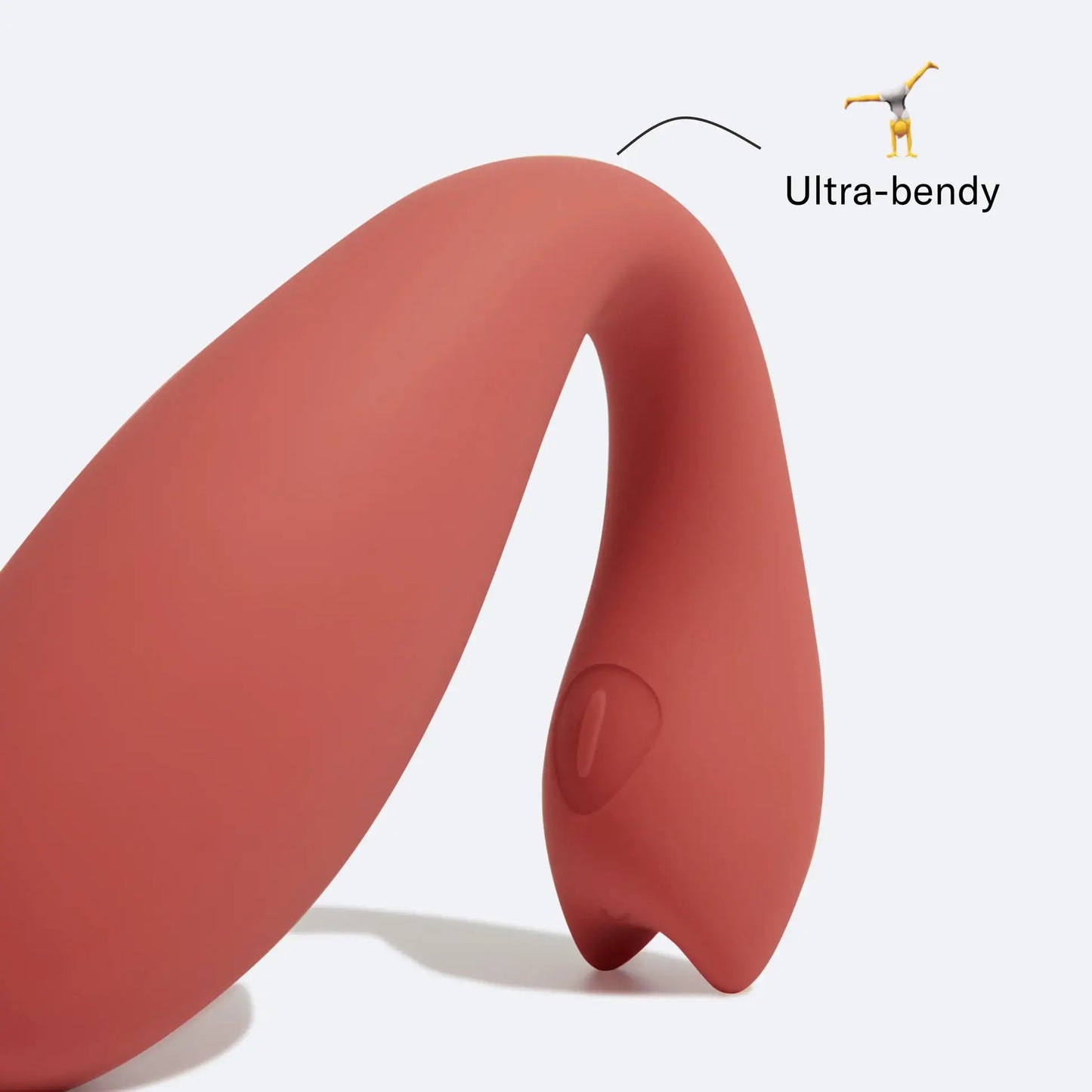 Vibromasseur flexible rouille en silicone, kit à double stimulation clitoris
