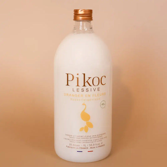 Bouteille de Lessive Oranger en Fleurs 1L, d’origine naturelle, répondre aux besoins