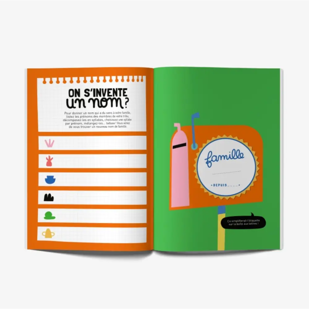 MA TRIBU RECOMPOSEE - Livre À Remplir À Plusieurs