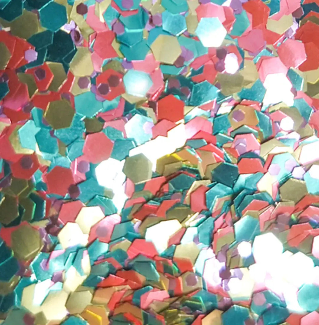 Paillettes Bang Bang : paillettes hexagonales glitter colorées