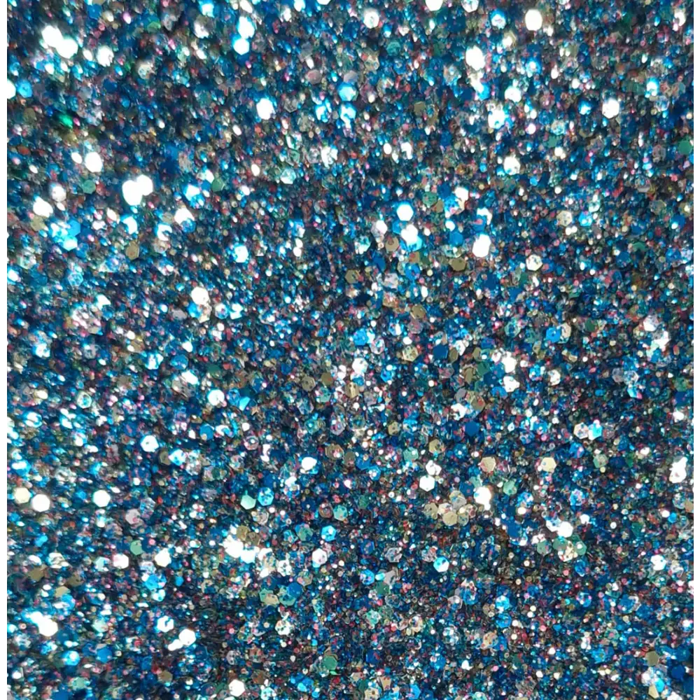 Sparkling blue glitter paillettes galaxsisi biodégradables pour un look écolo et tendance
