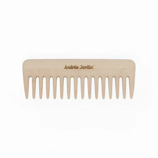 Peigne à cheveux en bois de hêtre pour cuir chevelu et soins capillaires doux