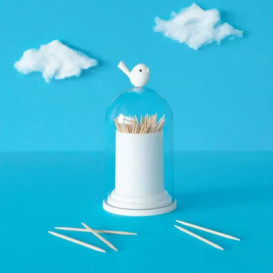Porte Cure-Dents Ou Coton-Tiges Birdies