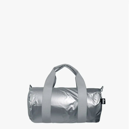 Sac Week End Argenté Medium