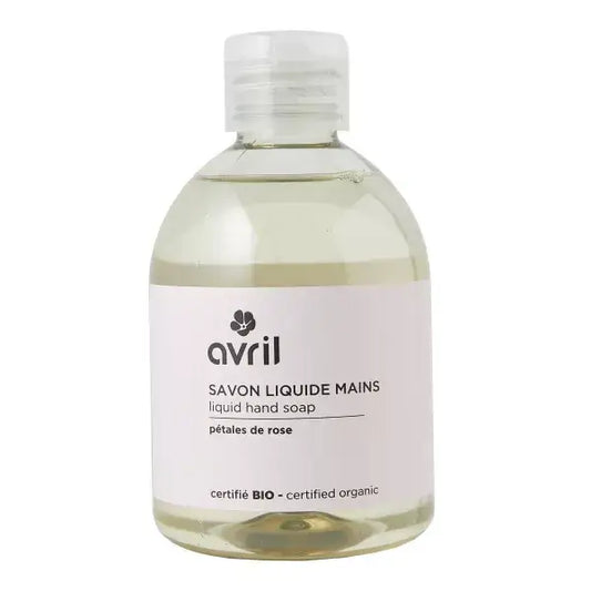 Savon liquide mains pétales de roses 300ml