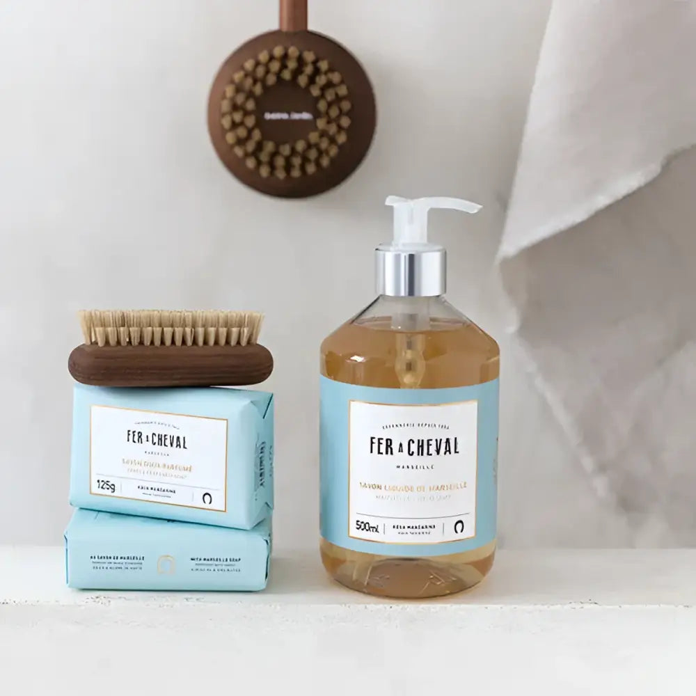 Savon liquide main/corps à l’huile d’amande douce, d’origine végétale, eau de mandarine