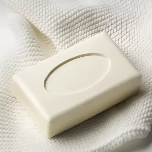 Savon solide yuzu avec indentation, fait de graisses naturelles et huiles végétales