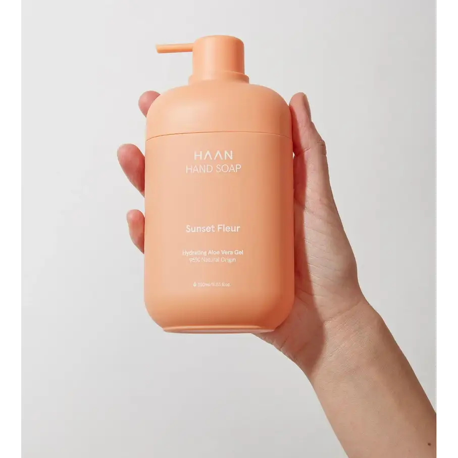 Savon pour les mains aux probiotiques rechargeable Sunset fleur 350 ml