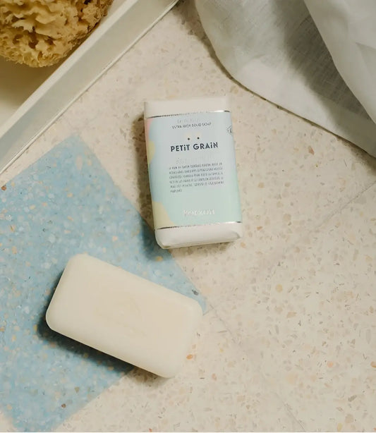 Savon solide surgras petit grain 100g à la fleur d’oranger douce bio