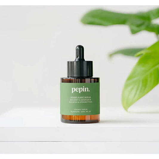 Sérum naturel Pepin pour plantes d’intérieur, bouteille ambrée éco