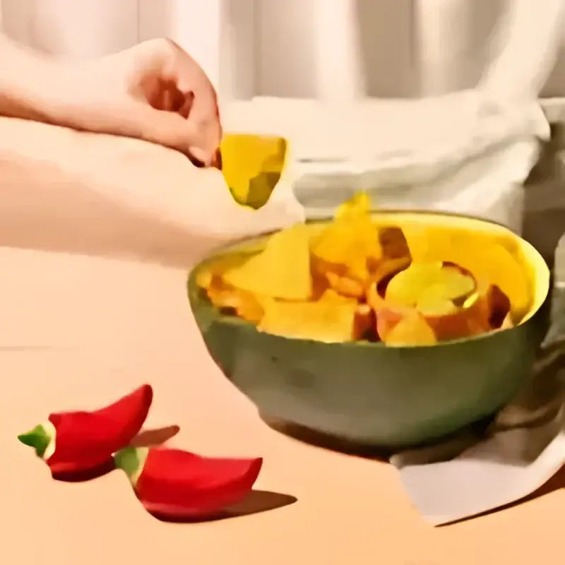 Service à guacamole et tacos