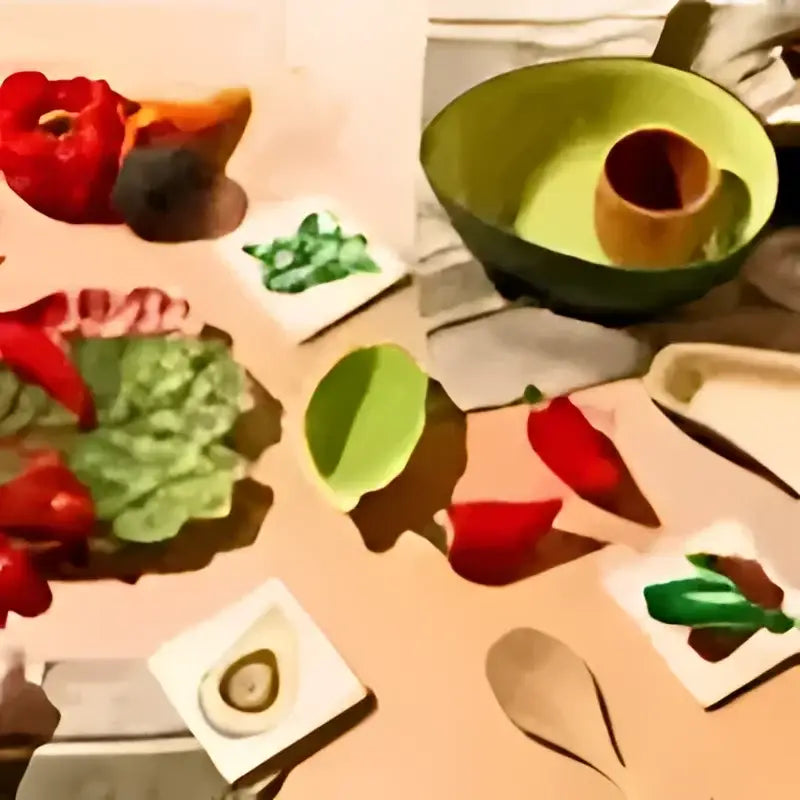 Service à guacamole et tacos
