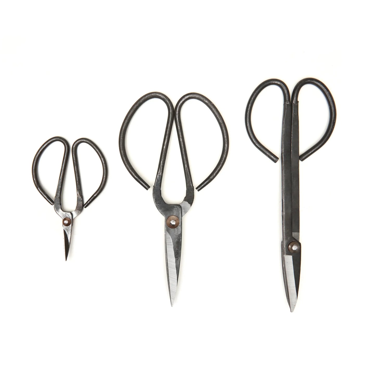 Set de 3 ciseaux à bonsai pour couper branches plus épaisses