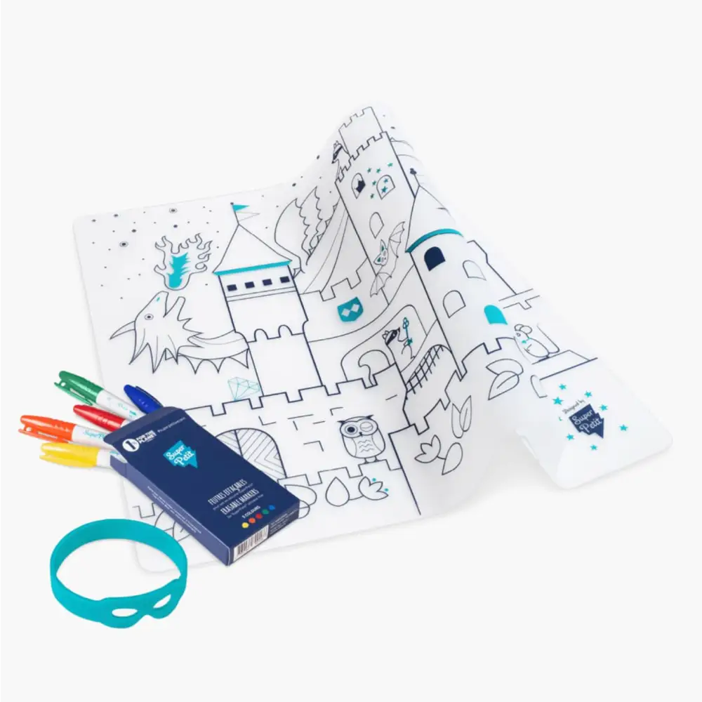 Set De Table À Colorier Chateau