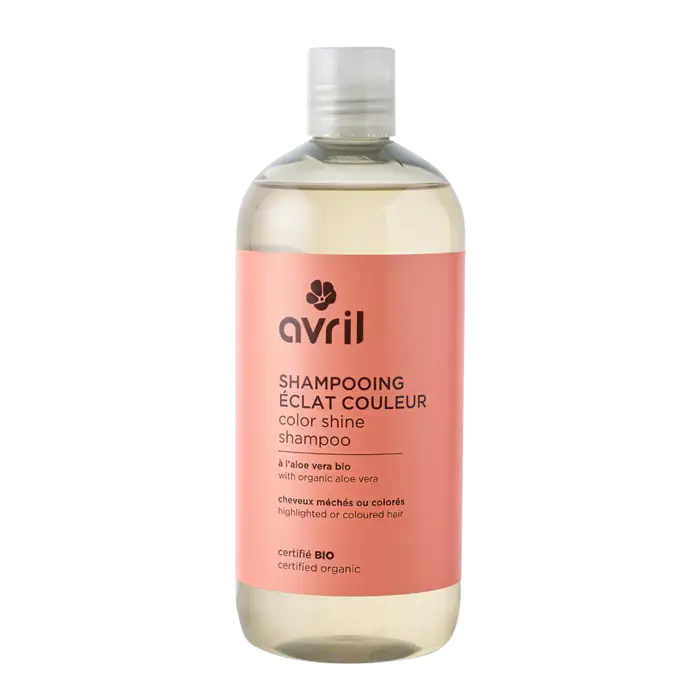 Shampooing eclat de couleur 500 ml pour cheveux colorés avec aloe vera et fibre capillaire