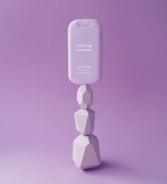 Spray mains lavande apaisante en parfum naturel violet