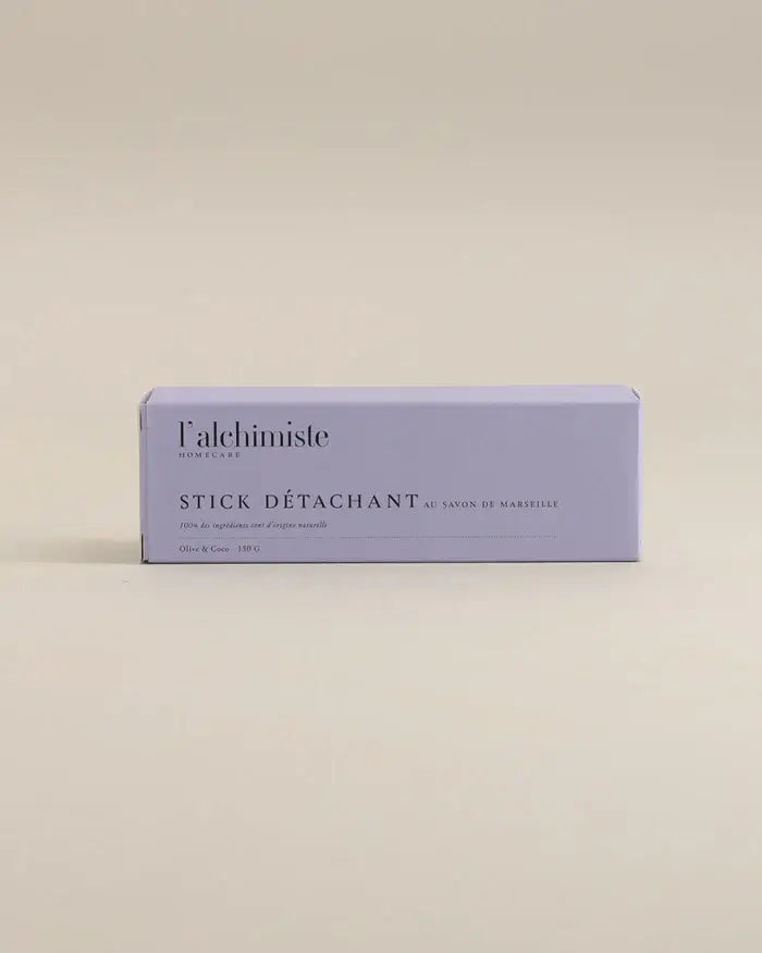 Stick Détachant 150g : savon détachant efficace lavande en boîte
