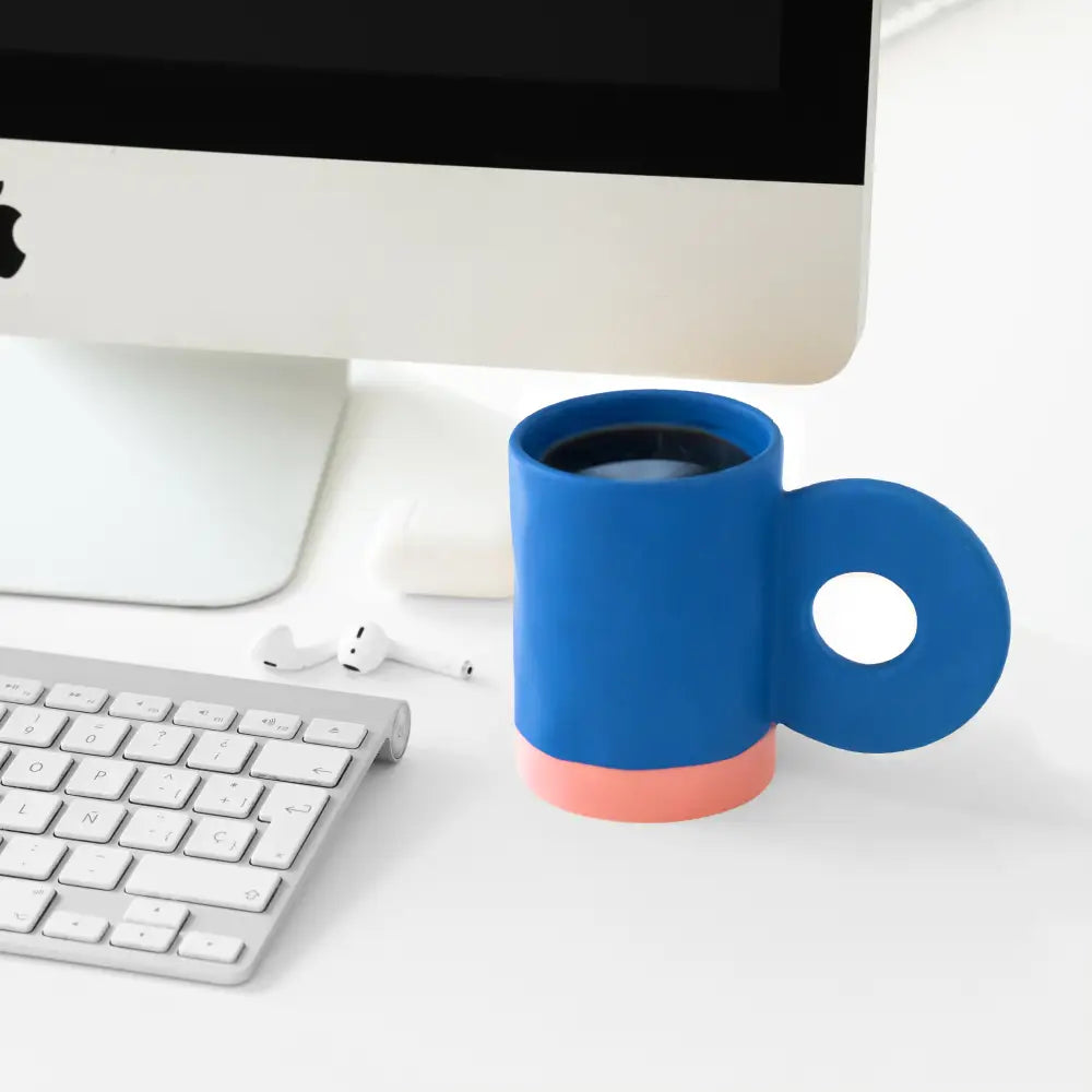 Tasse En Céramique Bleu