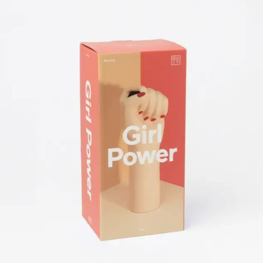 Vase girl power avec finition mate et décoration engagée, idéal pour votre déco