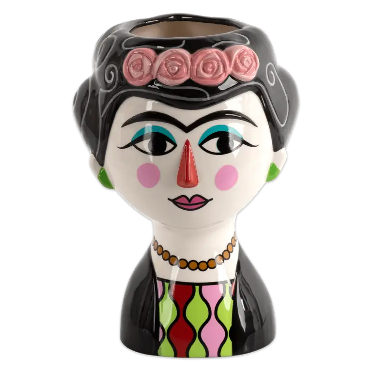Vase Marisol Couleur Frida Kahlo, fabrication artisanale courbes généreuses