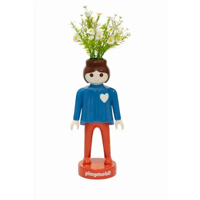 Vase Playmobile 35cm Bleu