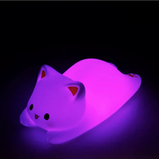 Veilleuse Chat Endormi Rechargeable