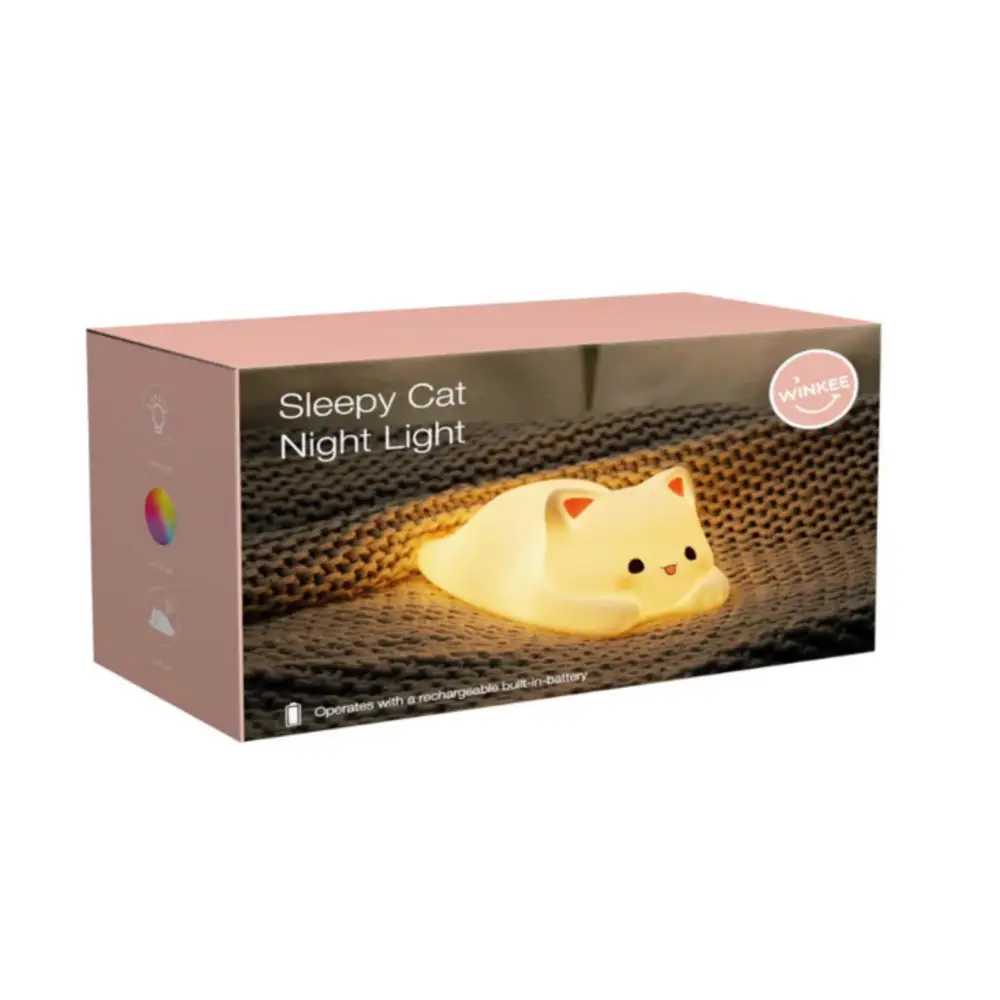 Veilleuse Chat Endormi Rechargeable