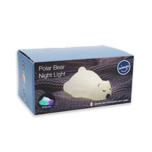 Veilleuse Ours Polaire Endormi Rechargeable